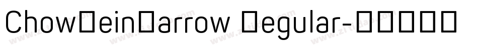 ChowMeinNarrow Regular字体转换